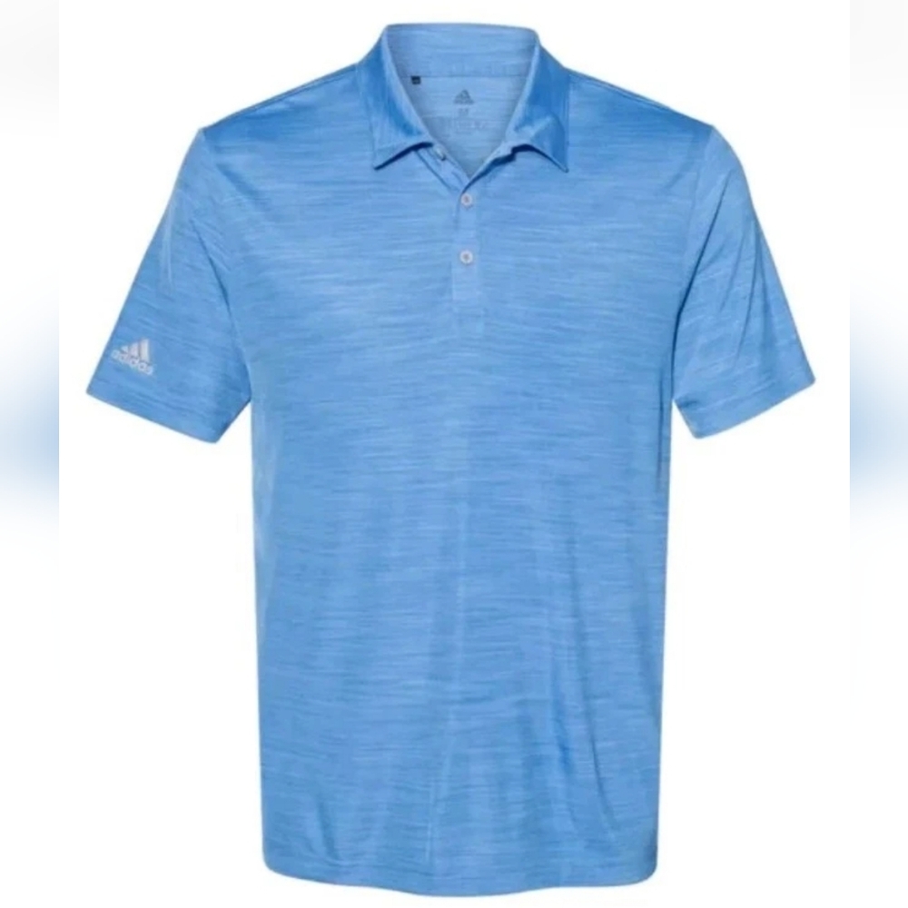 Adidas Golf Polo Shirt Men 2X Blue Athleisure Sporty Active Tennis Pickleball